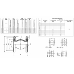 Компенсатор EPDM Ду100 Ру16 с ЭП фланцев