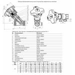 Клапан балансировочный Benarmo 3180H Ду20 Ру16 ручной