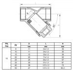Фильтр нерж. Benarmo 5021 Ду25 Ру40 ВР/ВР
