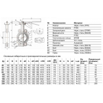 Затвор Benarmo 2040H PTFE DN 65 из нержавеющей стали