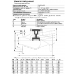 Клапан обратный подъёмный Benarmo 3070 DN 65 PN16