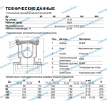 Вантуз В6 DN100 PN10/16 Benarmo 6010