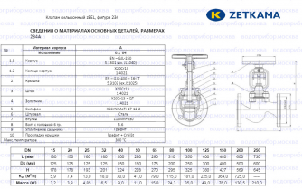 Zetkama 234A исп.01 Ду 65