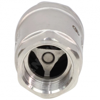 Клапан обратный муфтовый Benarmo 3031 Ду15 Ру40 из нерж. стали