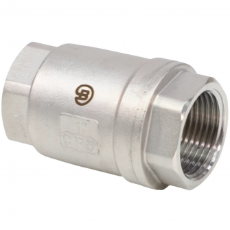 Клапан обратный муфтовый Benarmo 3031 Ду32 Ру40 из нерж. стали